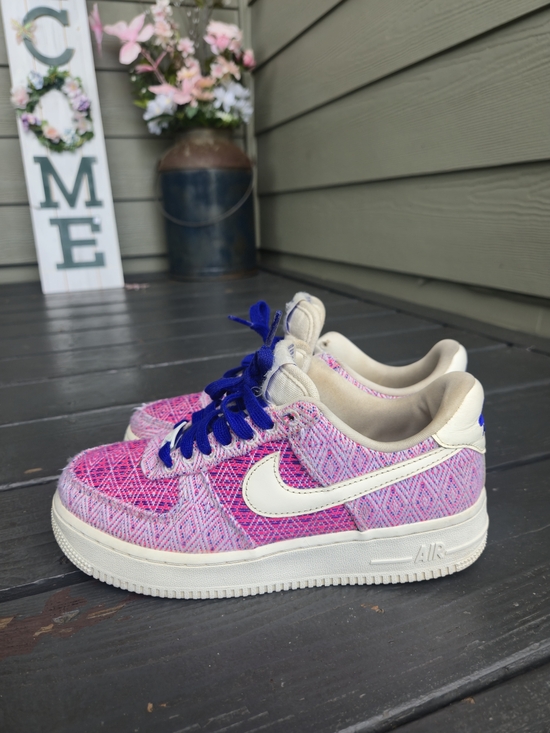Nike Shoes - Nike Air Force 1 Low Pink 'Woven Together' Sneakers